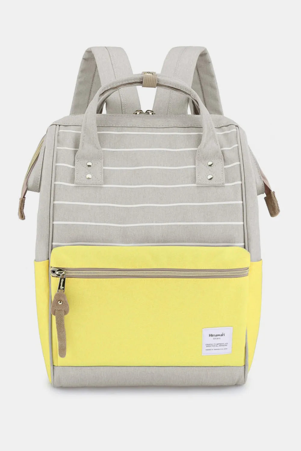 Himawari Waterproof Canvas Backpack Bag With Side Pockets