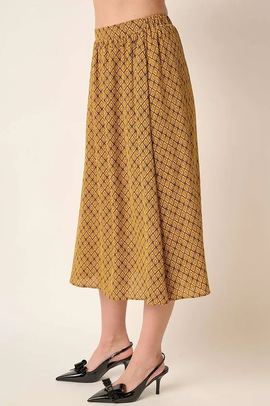 Mittoshop Printed Midi Skirt 1