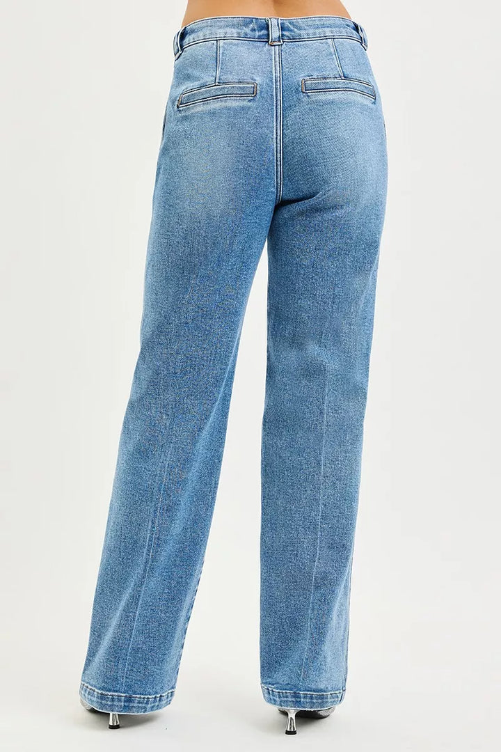 Medium Risen Slouchy Straight Jeans