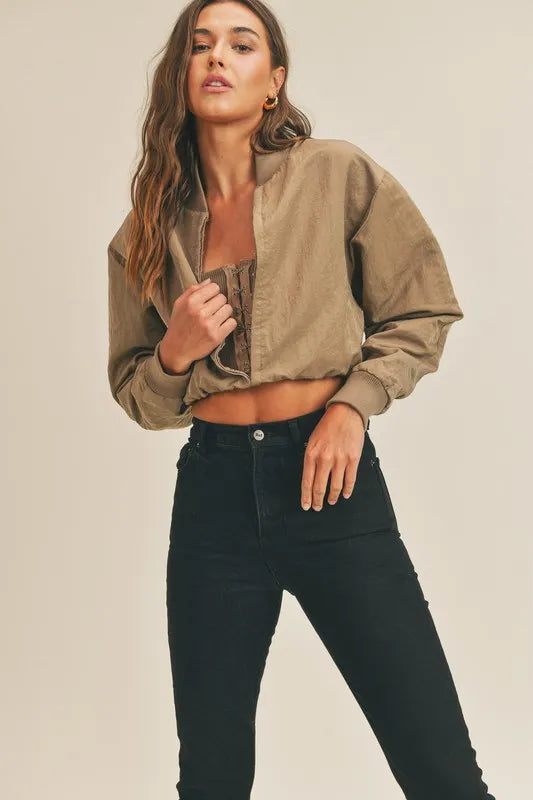 Mable Long Sleeve Two Way Jacket