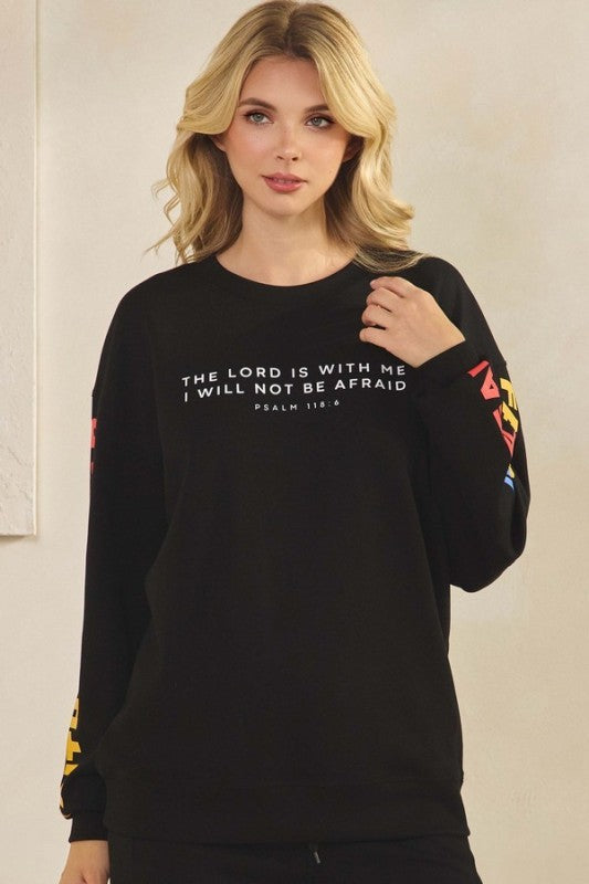 Faith Over Fear Ultra Comfy Graphic Sweatshirt 1