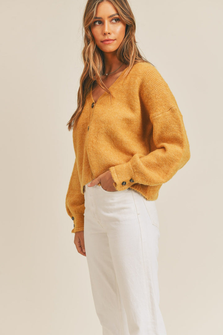 Mable Long Sleeve Button Down Sweater Cardigan 1