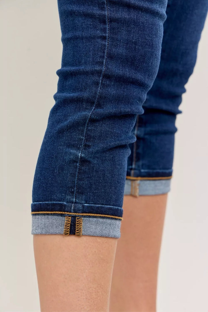 Dk Judy Blue High Waist Capri Jeans With Single Cuff