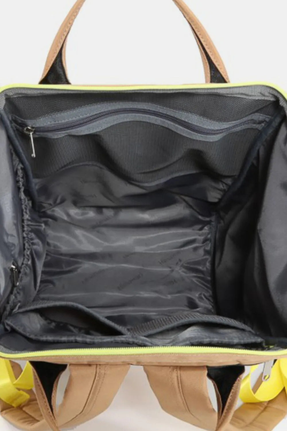 Himawari Contrast Waterproof Backpack Bag With Reinforced Edges