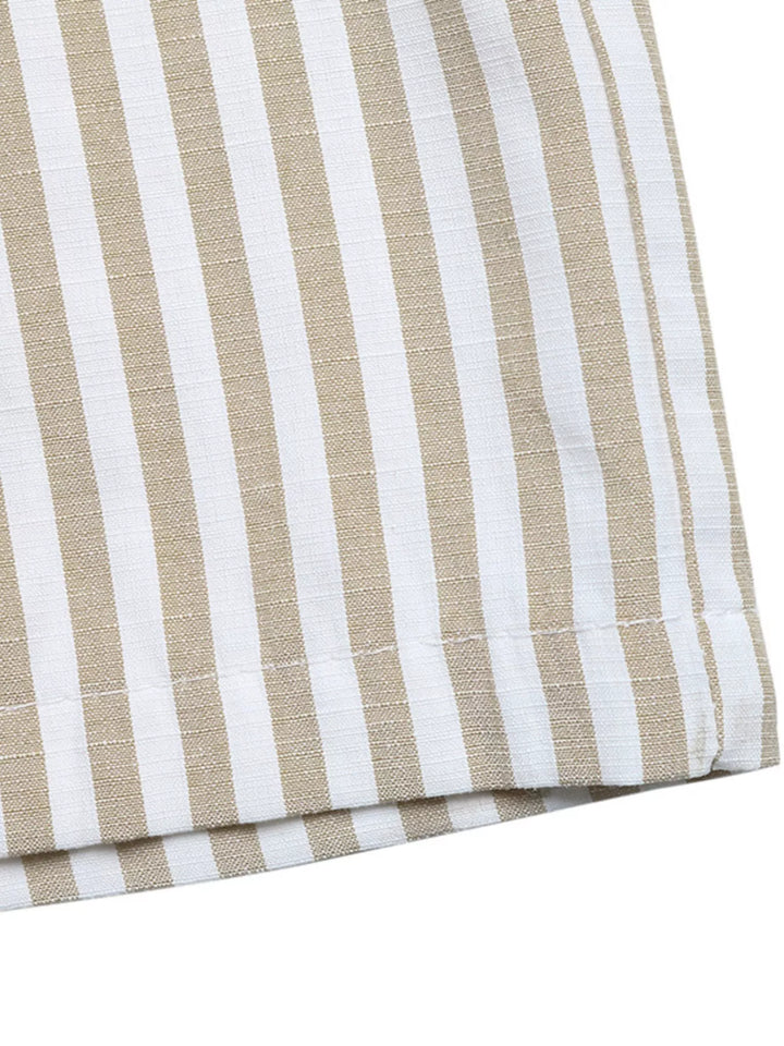 Striped Halter Neck Romper