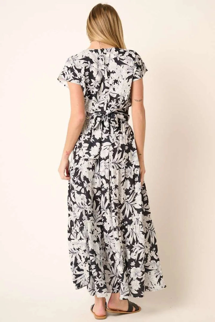 Mittoshop Tropical Print Top And Skirt Set 1