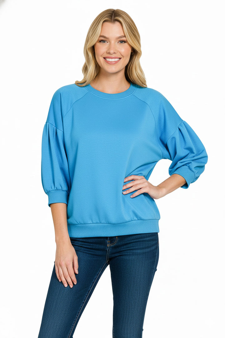 Deep Sky Zenana Scuba Dolman Sleeve Sweatshirt 3