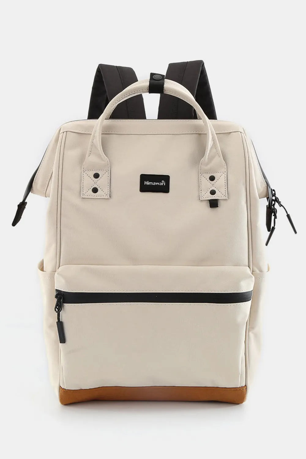 Ivory Himawari Waterproof Canvas Travel Backpack Bag With Usb Port