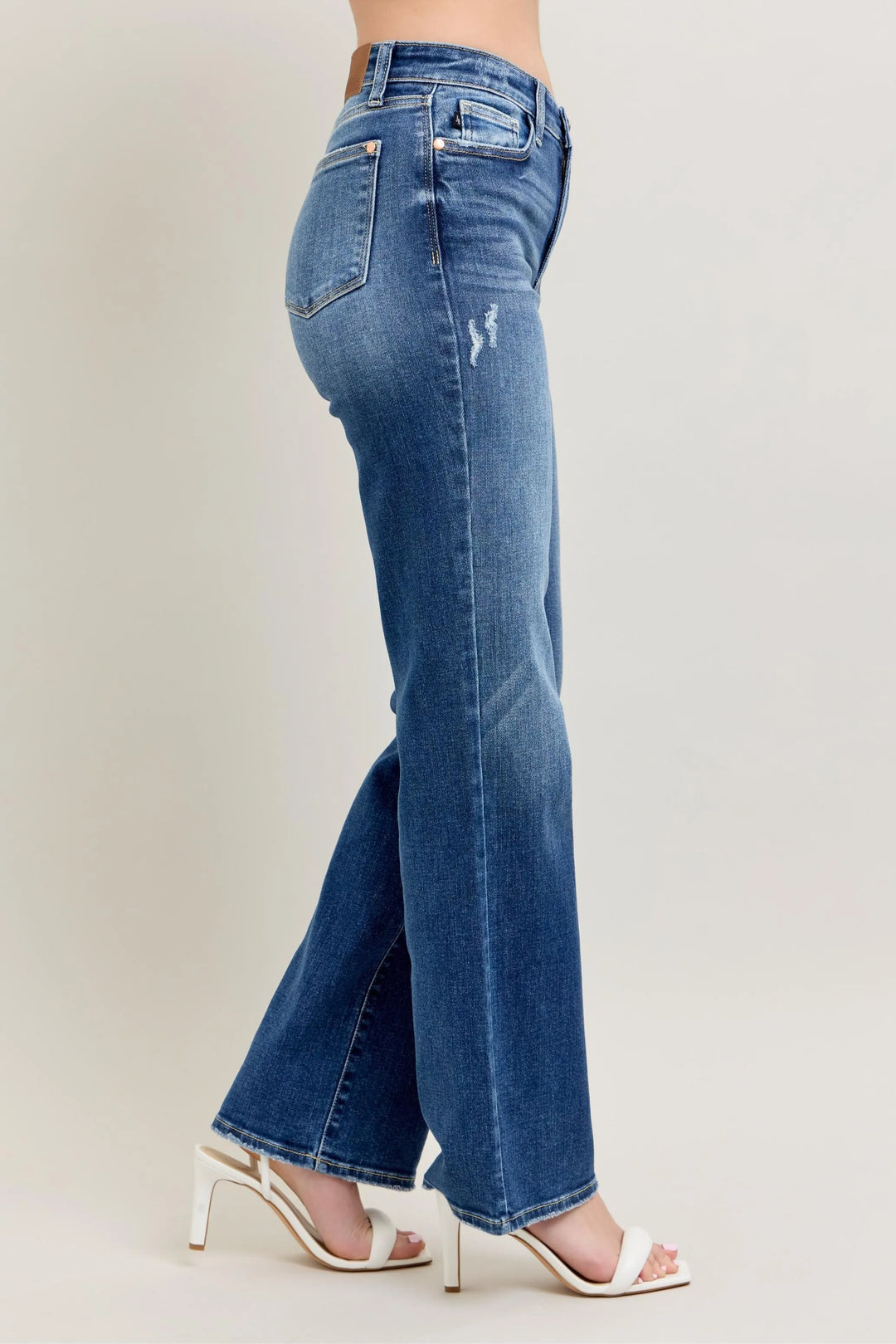 Dk Judy Blue Full Size High Waist 90S Straight Leg Jeans Plus Size