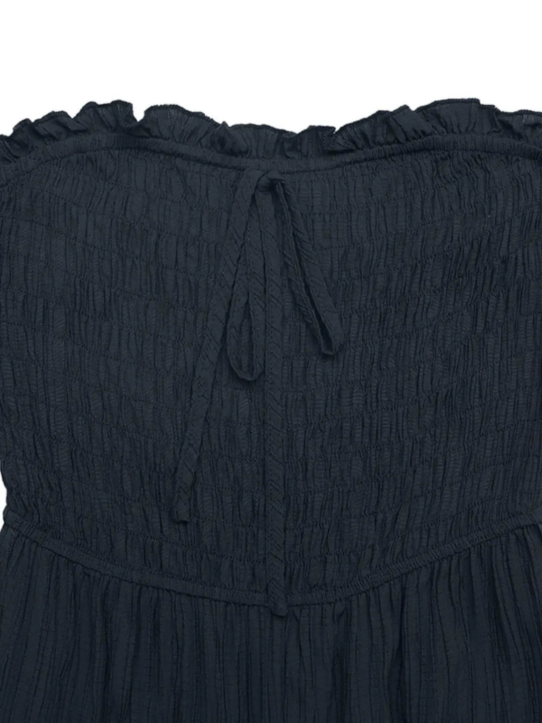 Smocked Tube Wide Leg Jumpsuit 1