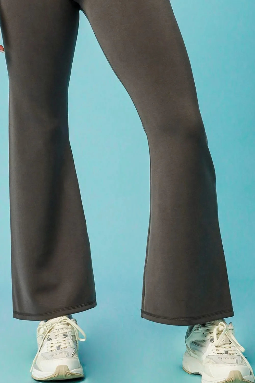 Dark Gray Umgee High Waisted Flare Leggings