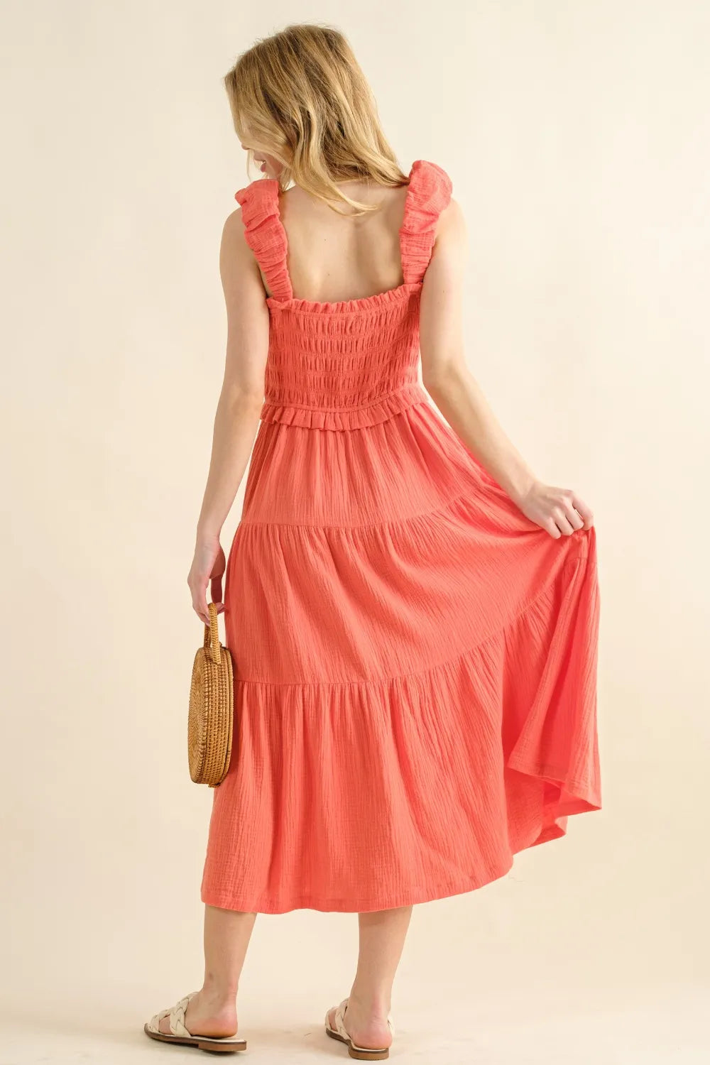 Camellia And The Why Smocked Ruffled Tiered Dress 1