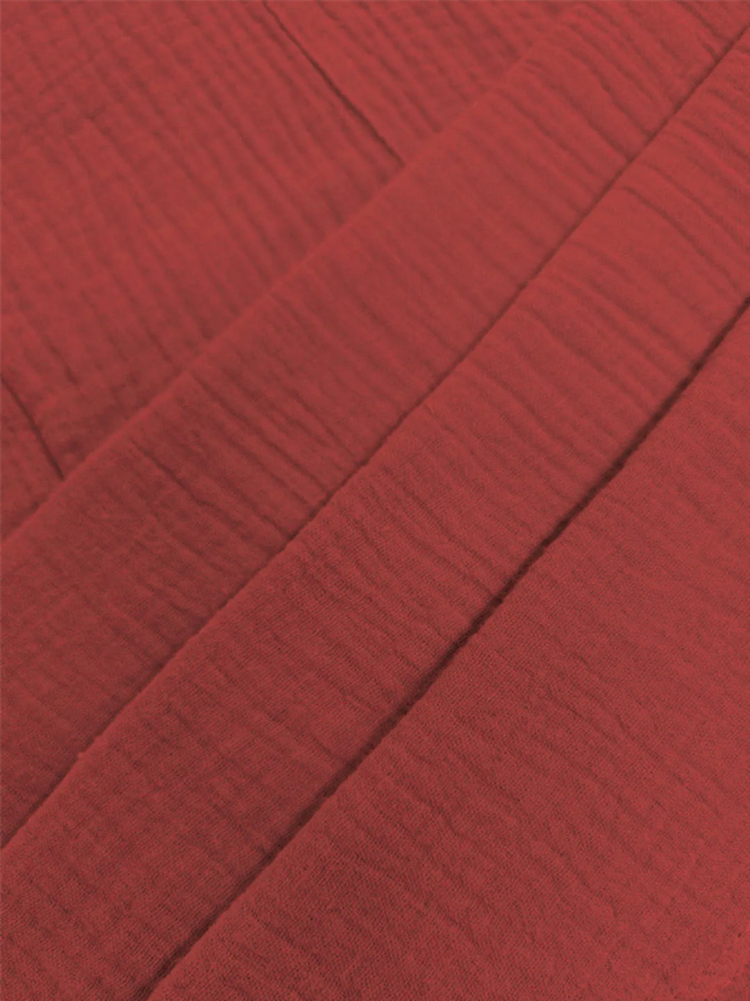 Rust Full Size Casual Wide Leg Textured Overalls Plus Size