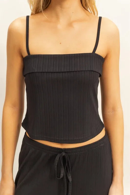 Hyfve Rib Knit Cami Top And Pants Set 3