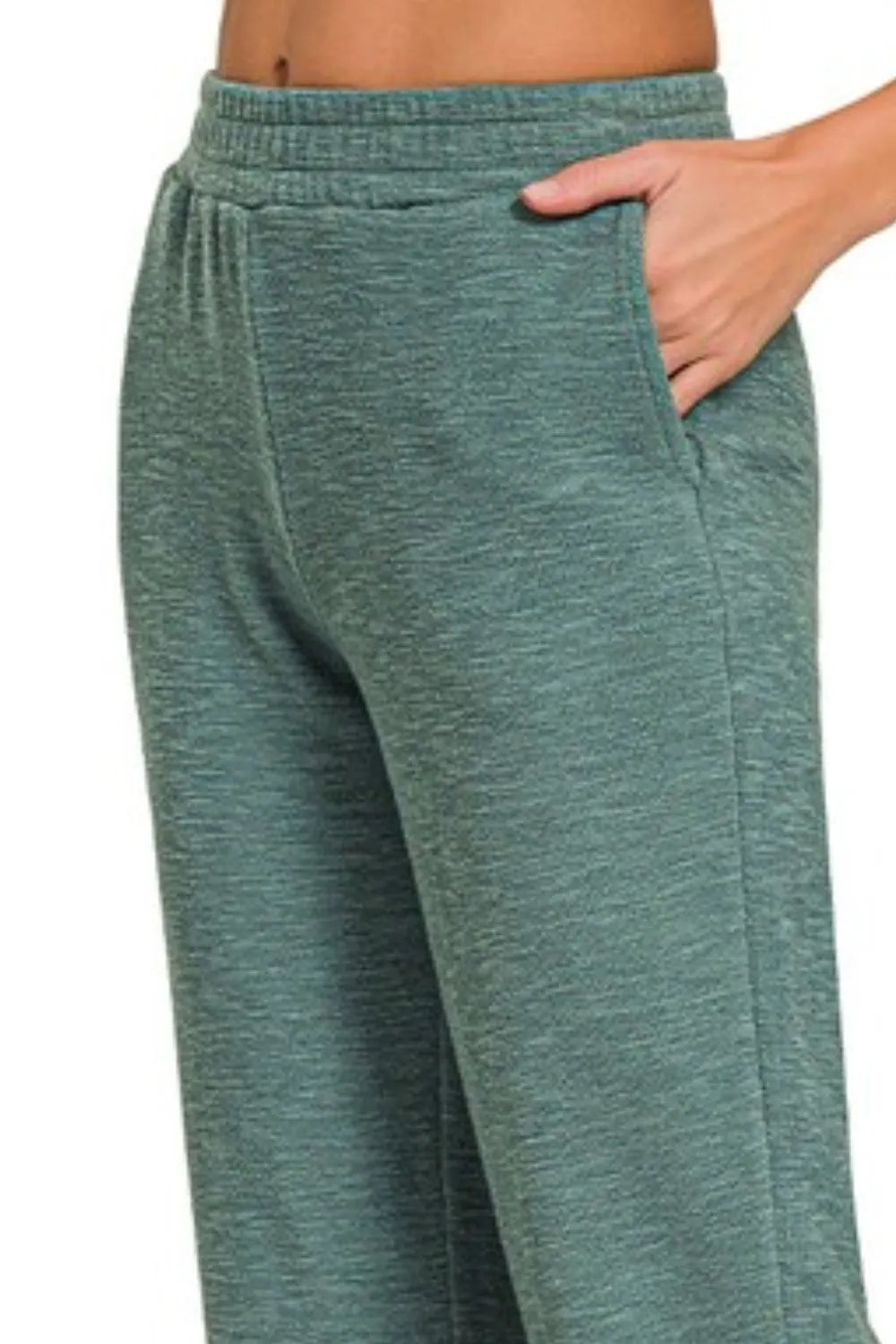 Ash Jade Zenana Cotton Slub Jogger Pants 2