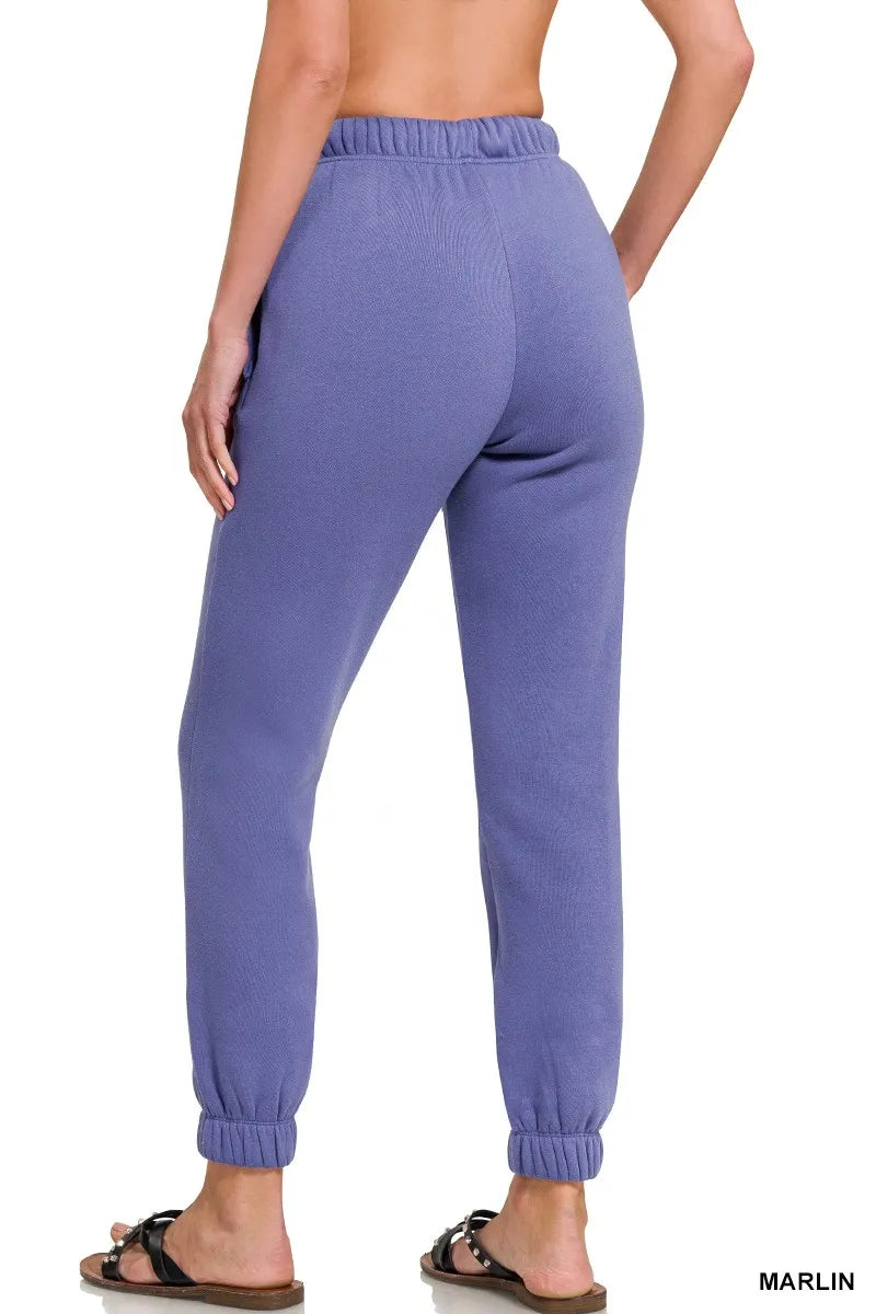 Marlin Zenana Fleece Drawstring Joggers With Pocket 2