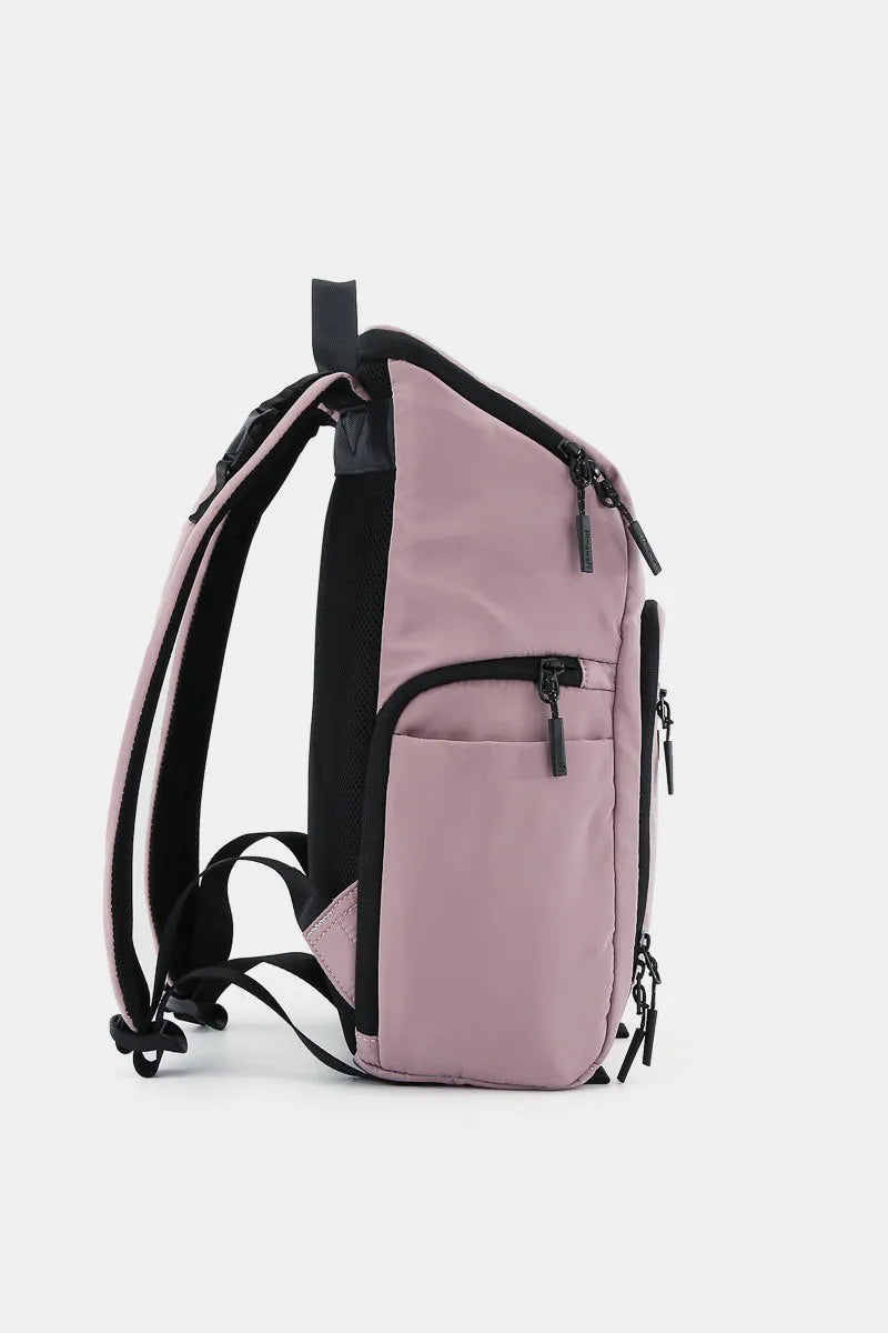 Light Gray Himawari Nylon Waterproof Backpack Bag