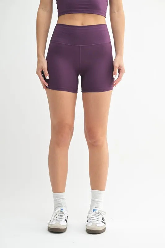Merlot Mono B Venice Cloud Light Contour Biker Shorts