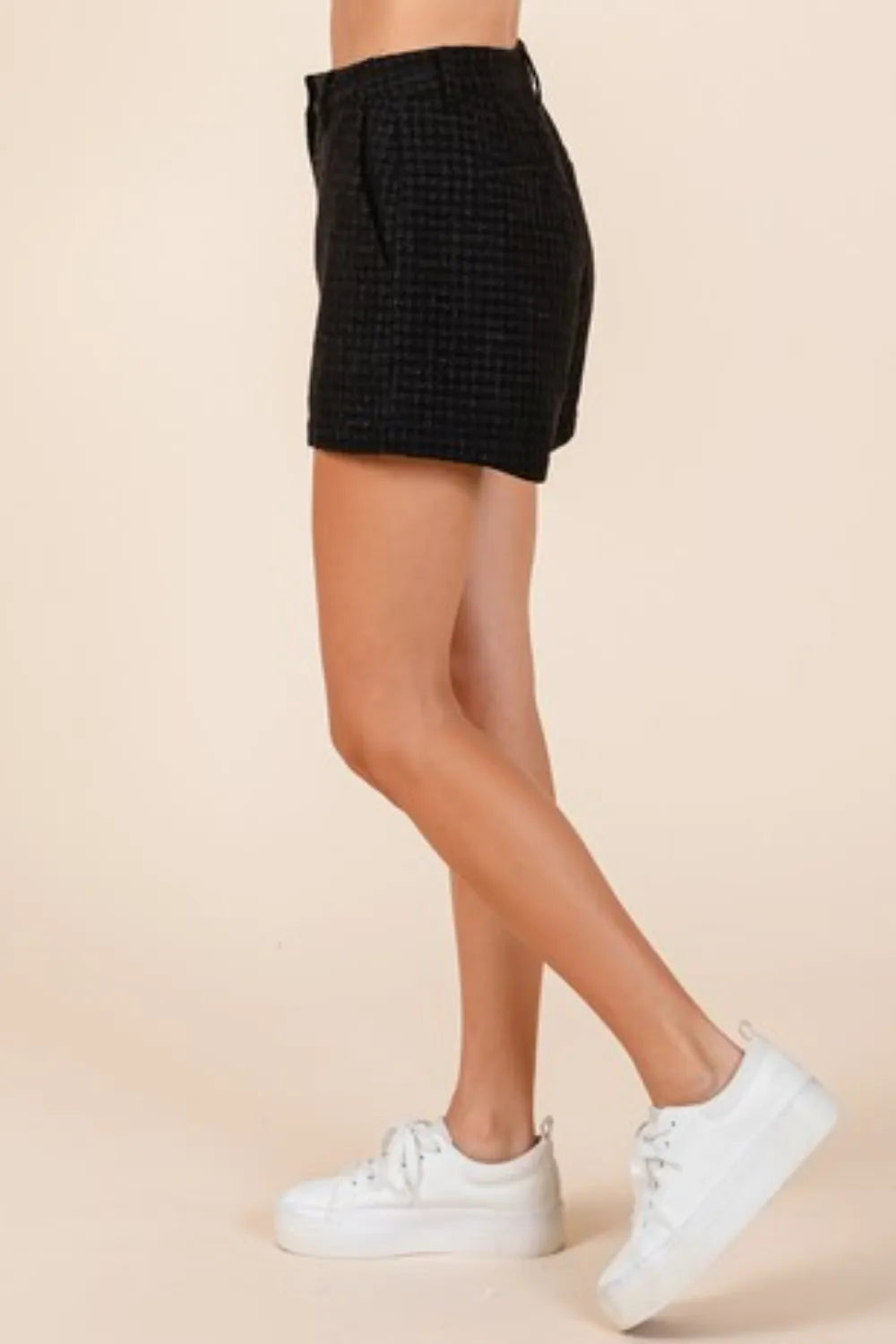 Mittoshop Tweed Classic Shorts With Side Pockets