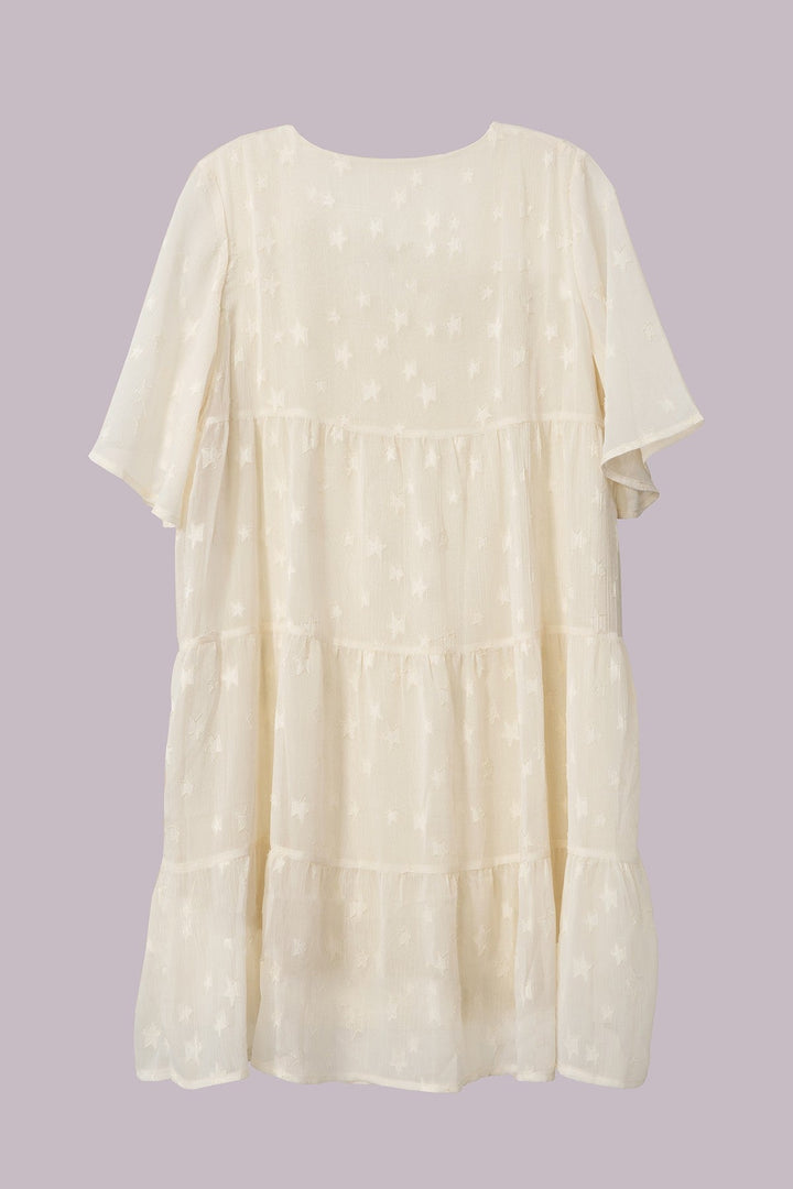 A Line Tiered Dress | Anekay