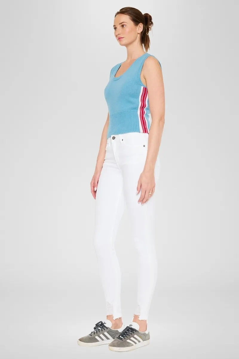 White Kancan High Rise Super Skinny Jeans 1