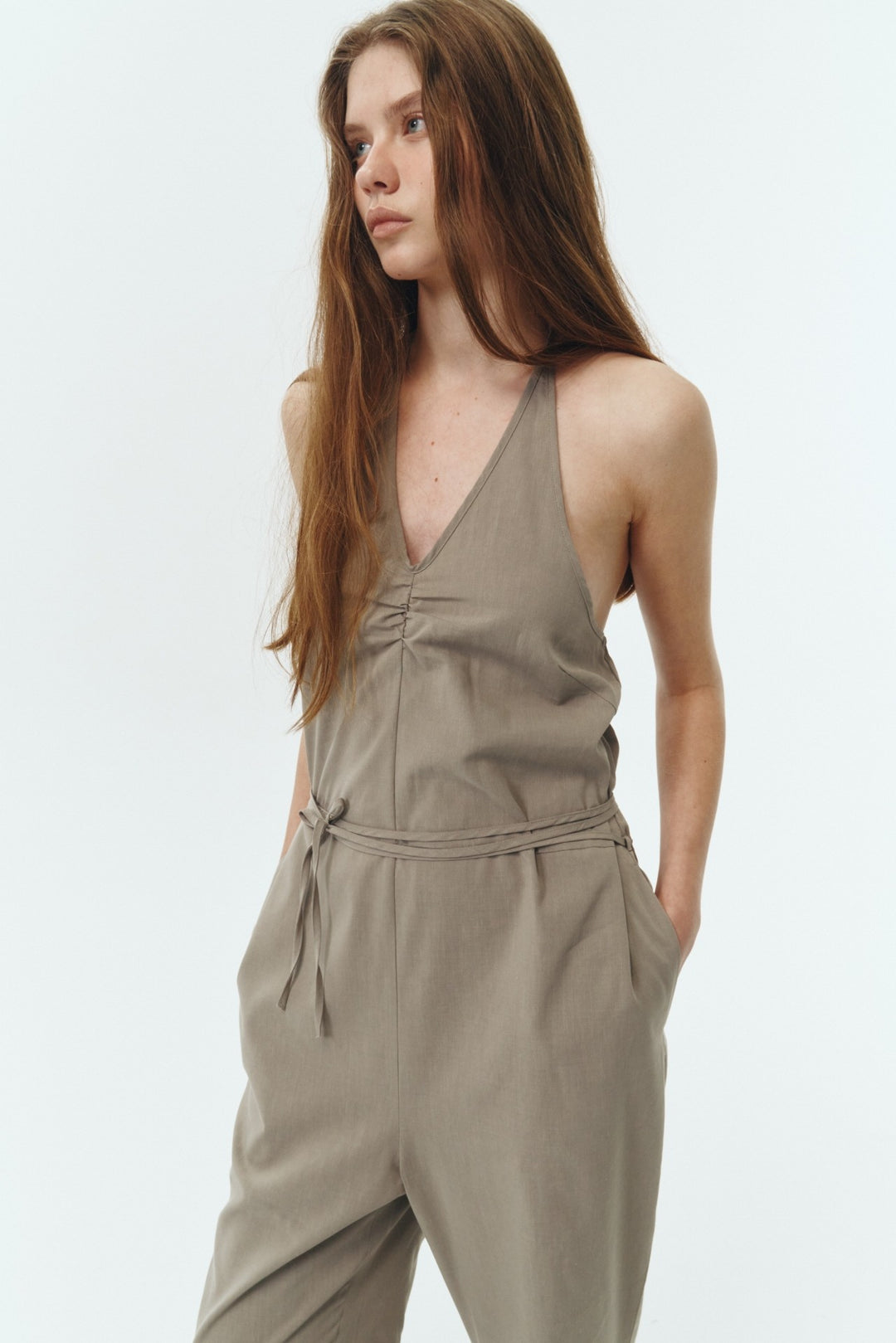 Black Daisy Solid Jumpsuit
