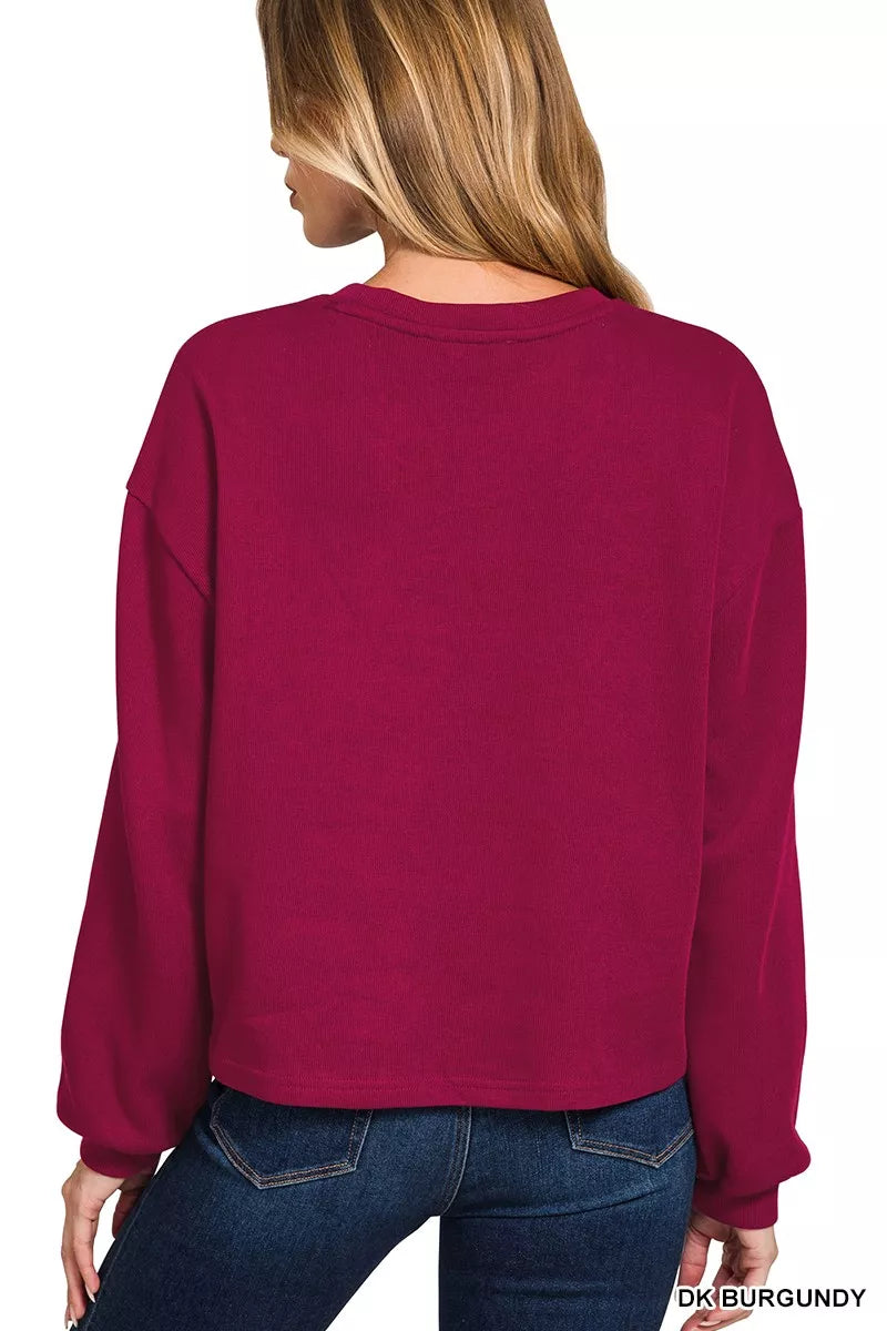 Zenana French Rib Pullover And Pants Set 5