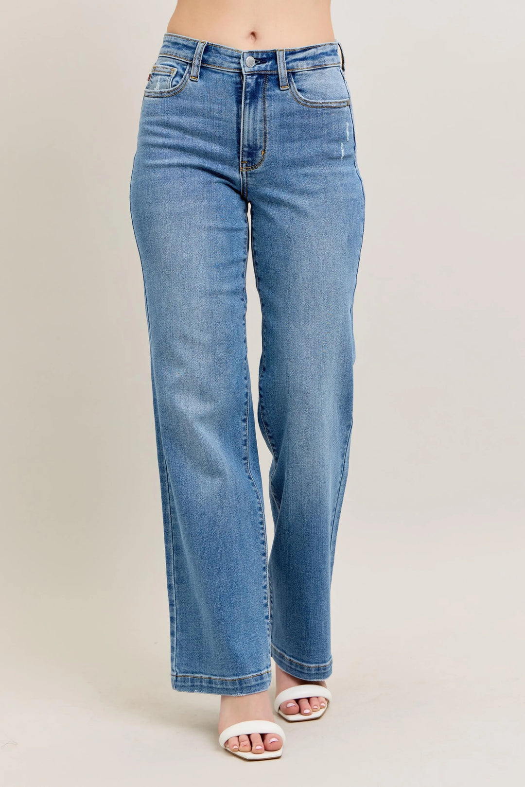 Md Judy Blue Full Size High Waist Straight Jeans Plus Size