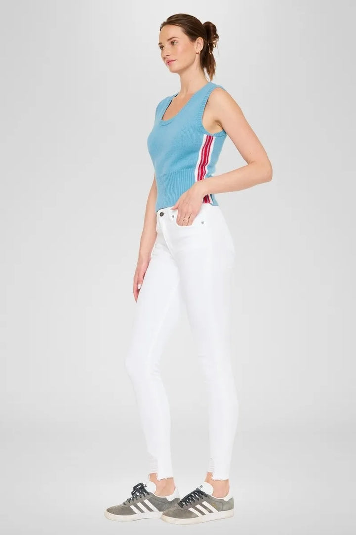 White Kancan High Rise Super Skinny Jeans 1