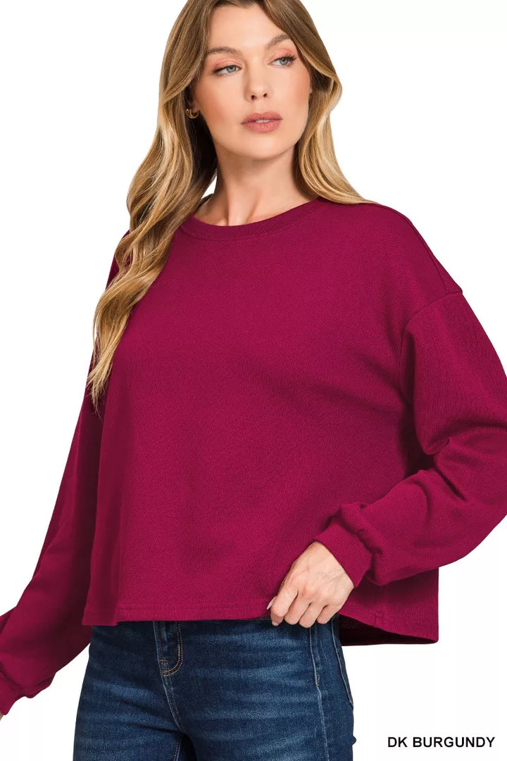 Zenana French Rib Pullover And Pants Set 5