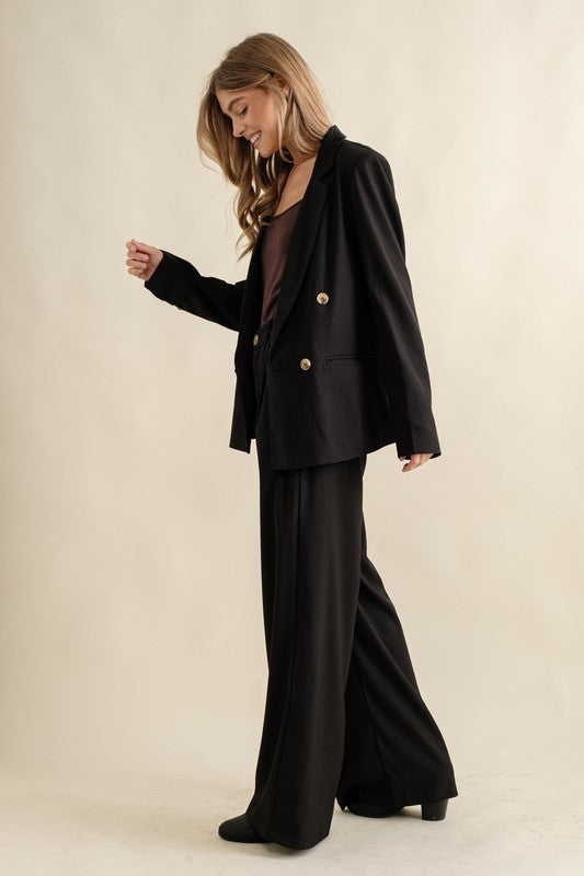 Brown Hight Waist Wide Pants