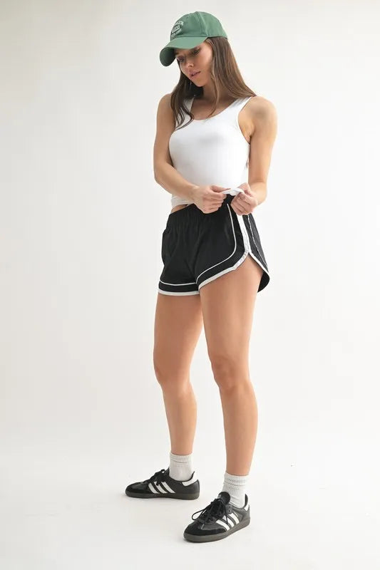White Mono B Classic Seamless Ribbed Tank