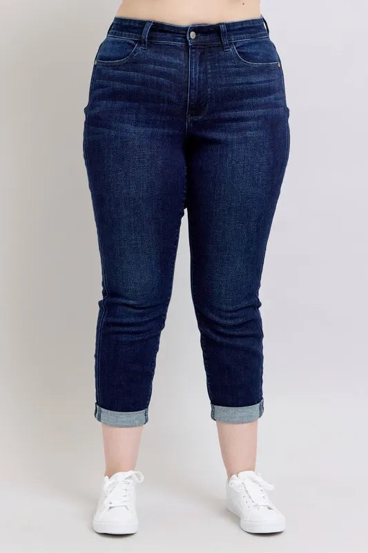 Dk Judy Blue Full Size High Waist Boyfriend Jeans Plus Size