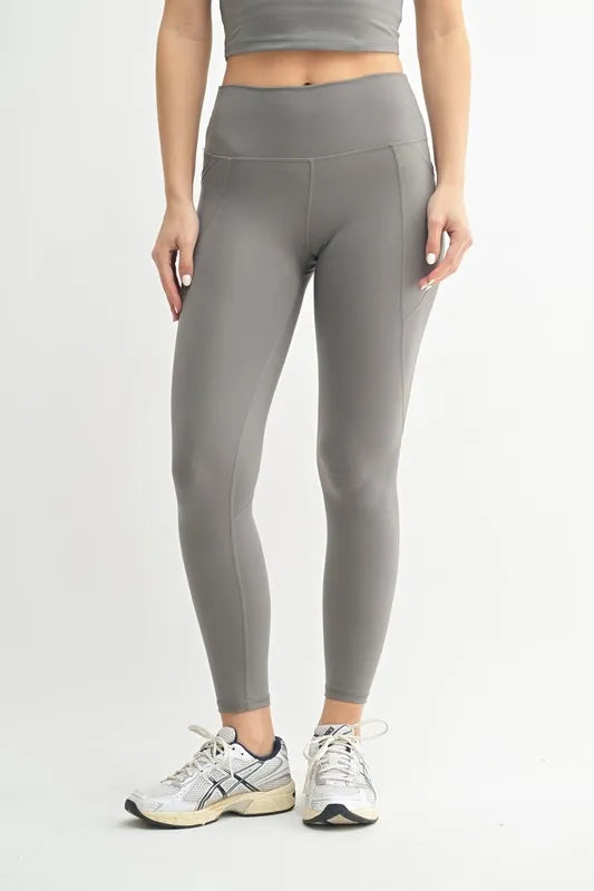 New Pewter Mono B Venice Cloud Light Sculpt High Waisted Leggings 2