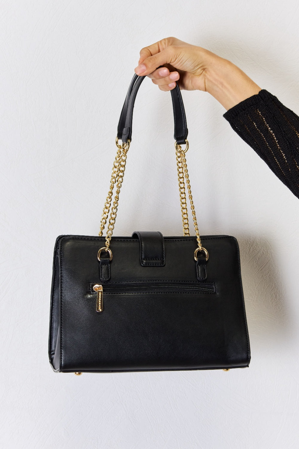 David Jones Quilted Pu Leather Handbag