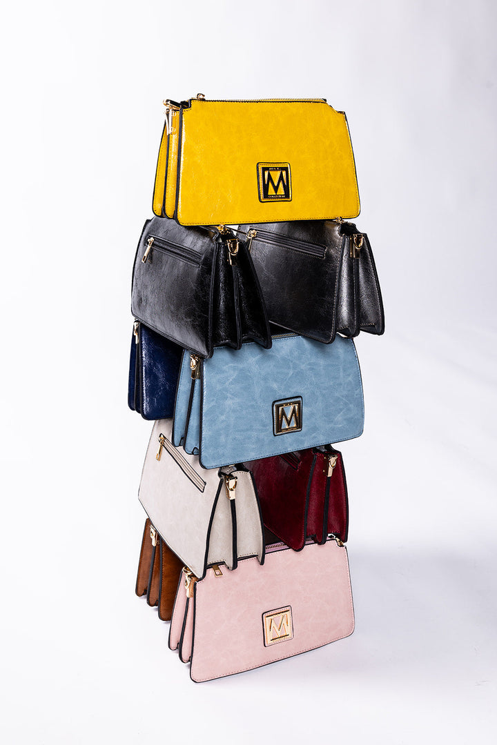 Cognac Brown MKF Collection By Mia K Domitila Shoulder Bag