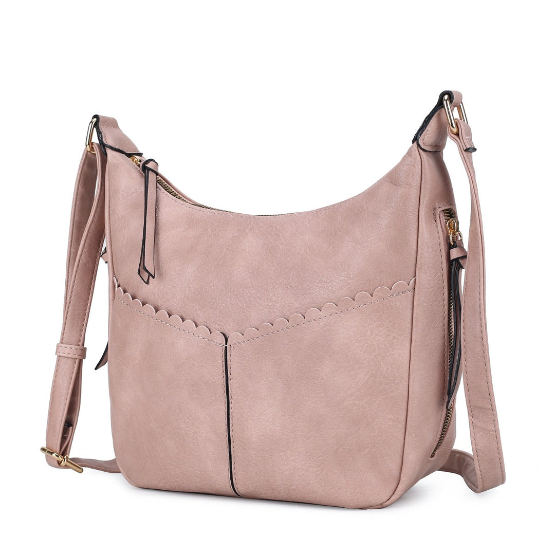 White MKF Collection By Mia K Valencia Shoulder Bag