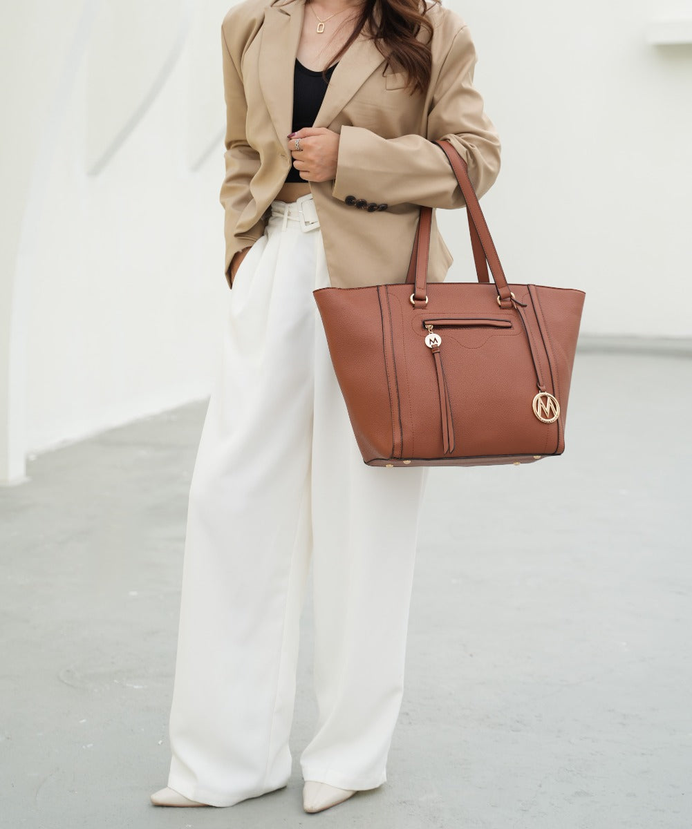 Olive MKF Collection By Mia K Alexandra Tote Bag And Wallet Set
