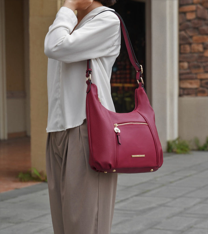 Chestnut MKF Collection By Mia K Lavinia Shoulder Bag 1