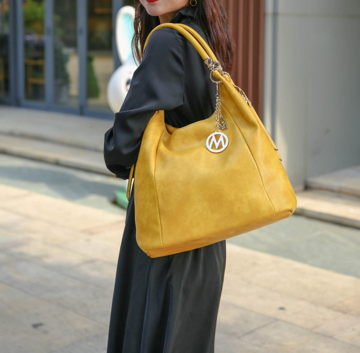 Denim Blue MKF Collection By Mia K April Hobo Bag