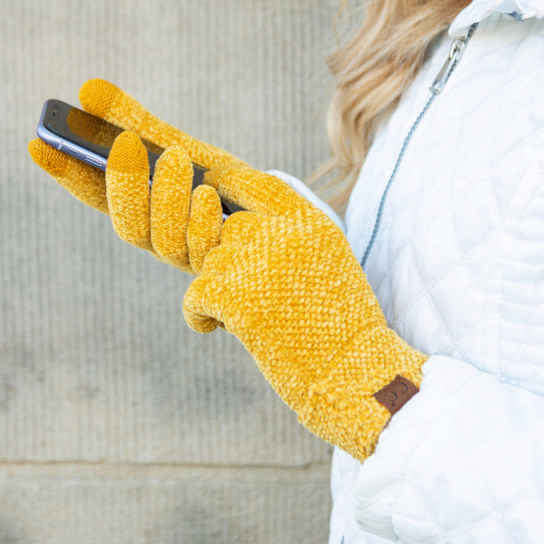 Rose C C® Chenille Touch Gloves