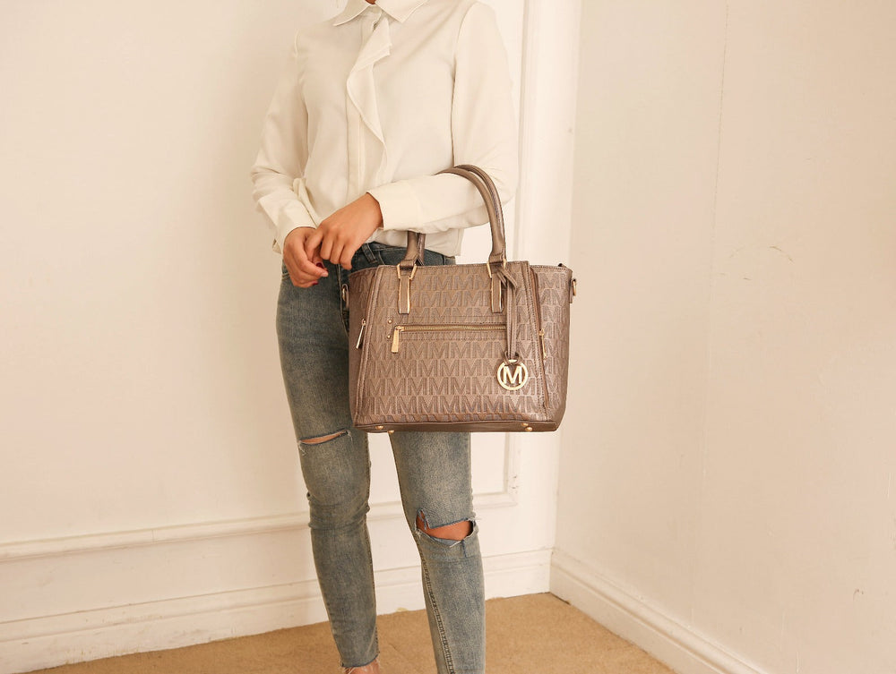 Black MKF Collection By Mia K Cairo Signature Shoulder Bag